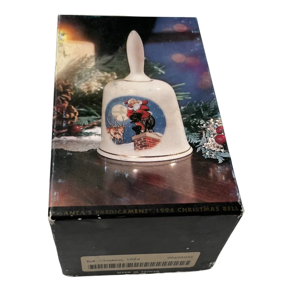 Harley Davidson Vintage 1994 Special Edition Christmas Bell New in Box